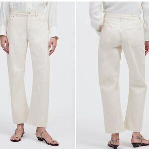Madewell The Darted Barrel Leg Jeans - Vintage Canvas